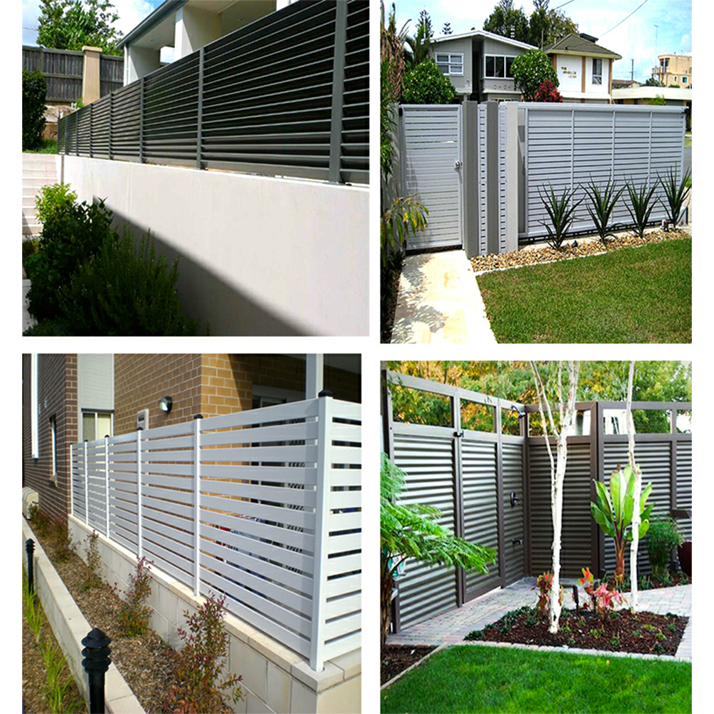 aluminum slat fence